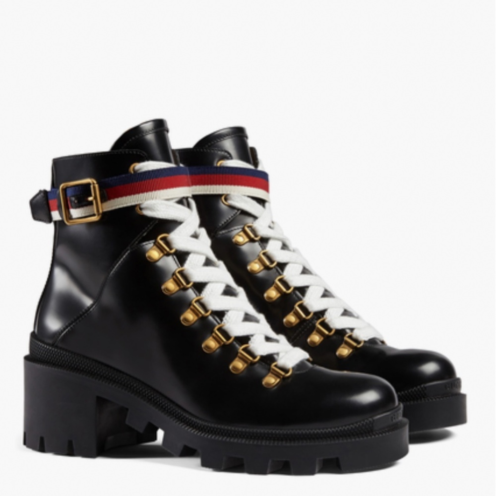 GUCCI Sylvie Combat Boot *Authentic*